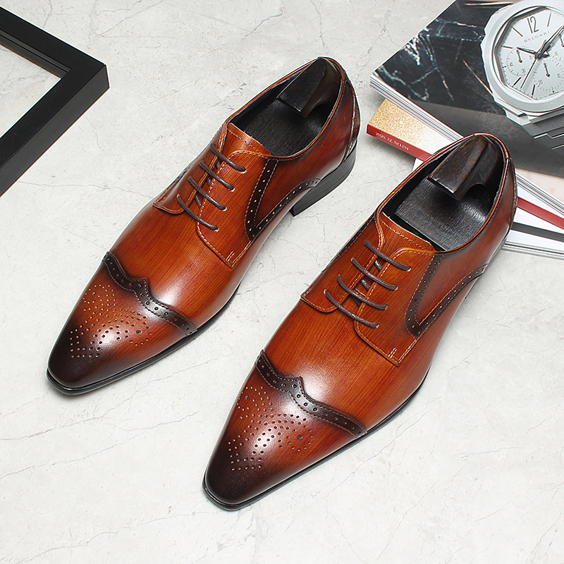 Command Respect Classic Brogue Oxford Shoes