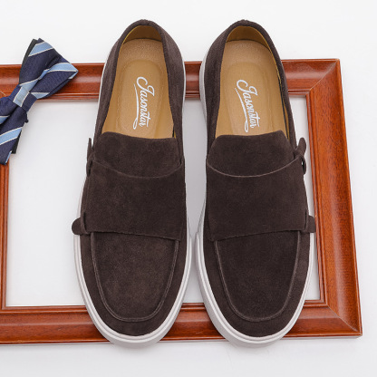 Relaxed Elegance Suede Casual Loafers for Everyday Comfort