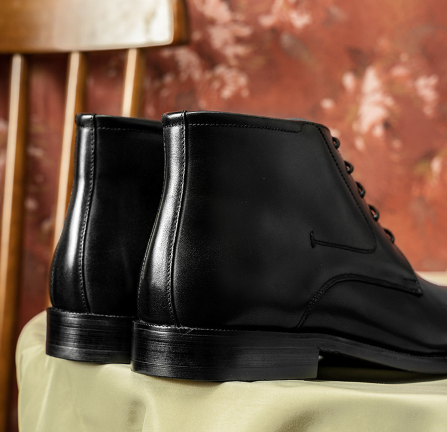  Classic Cap-Toe Lace-Up Ankle Dress Boots