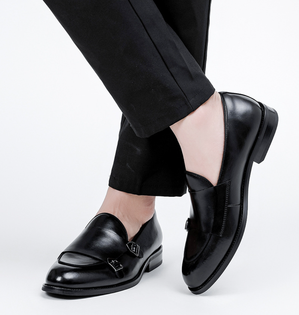 Mid Formal Double Monk Strap Loafer Slip-On
