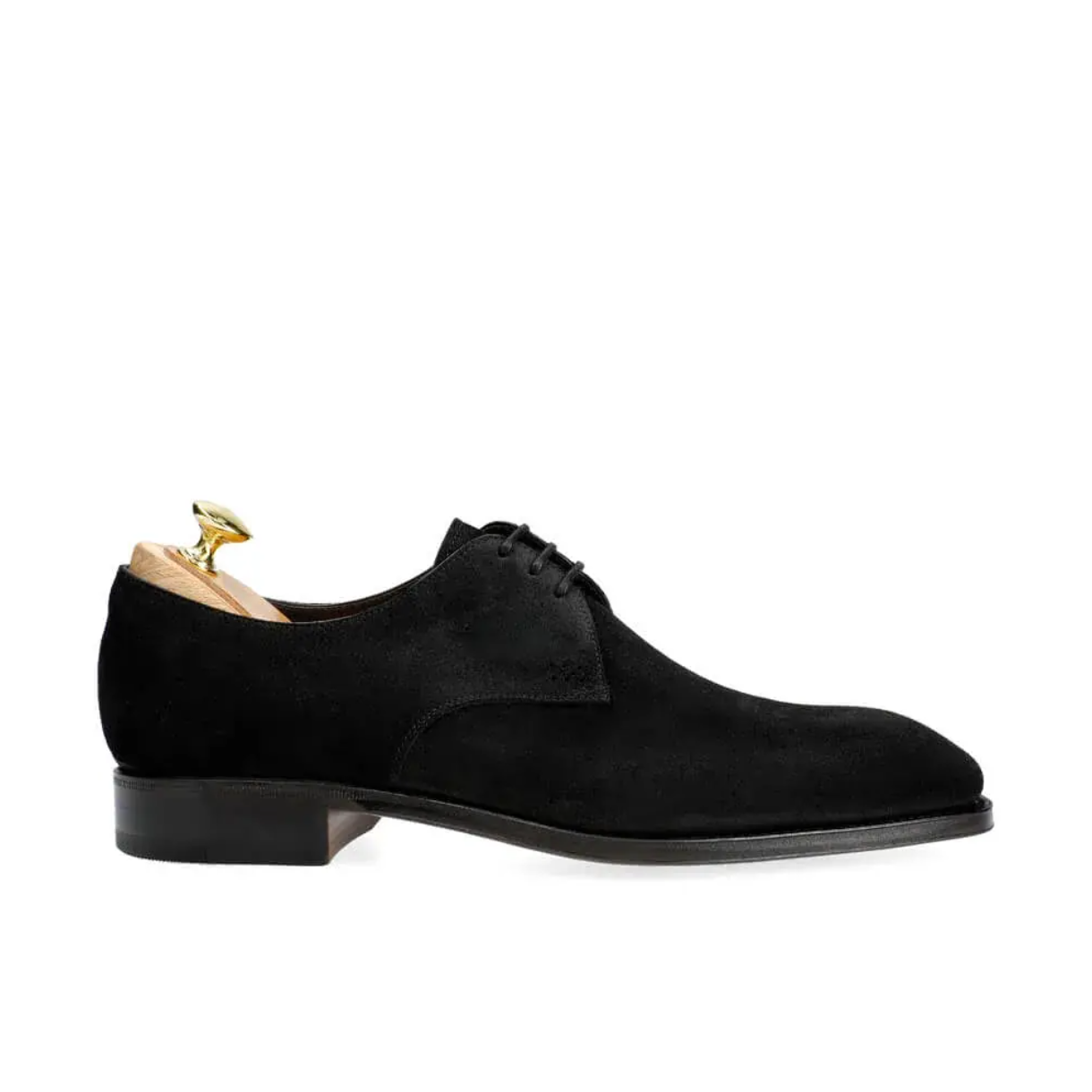 Understated Luxury Lace-Up Suede Dress Shoes
