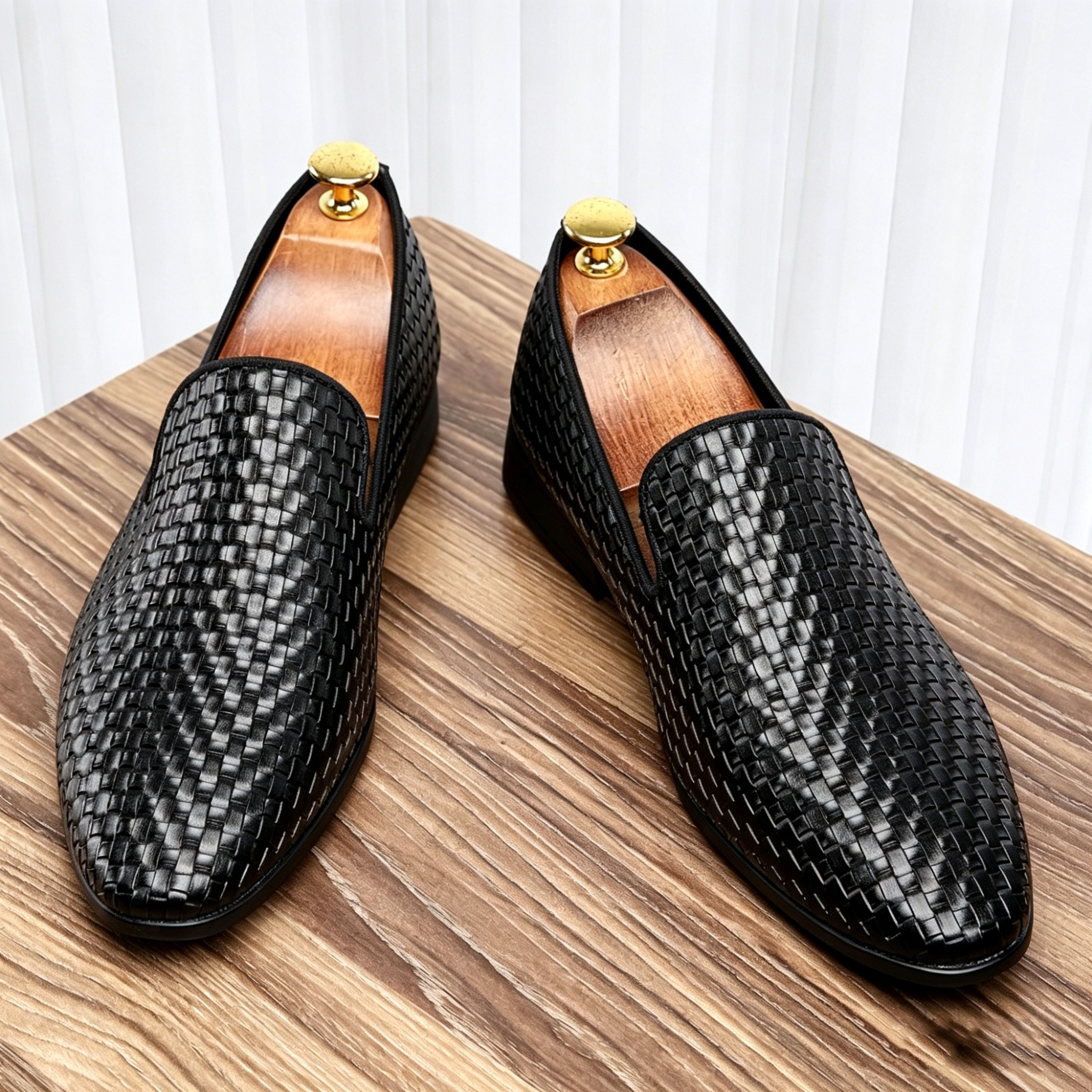 Casual Summer Style Minimal Woven Loafers