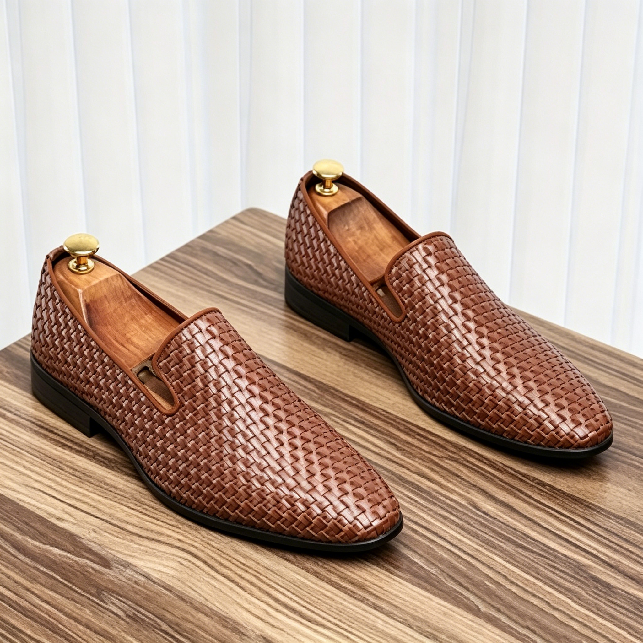 Casual Summer Style Minimal Woven Loafers