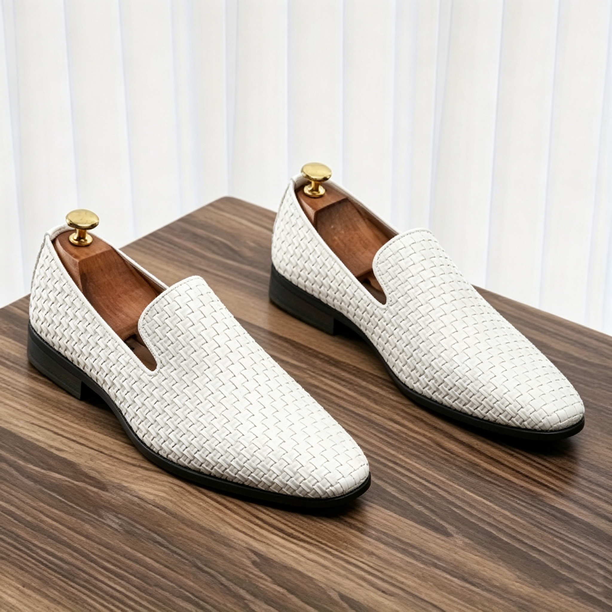 Casual Summer Style Minimal Woven Loafers