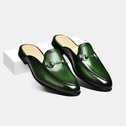 Italian Summer Essential Leather Horsebit Mules -Colinshoes