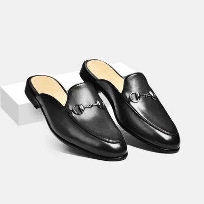 Italian Summer Essential Leather Horsebit Mules -Colinshoes