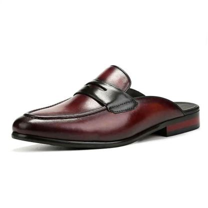 Effortless Luxury Penny Loafers Mules-Colinshoes