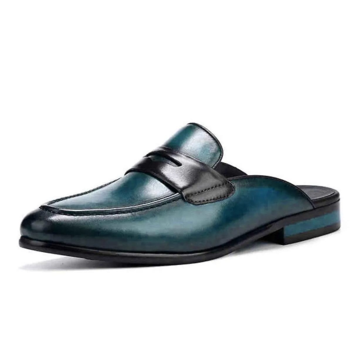 Effortless Luxury Penny Loafers Mules-Colinshoes