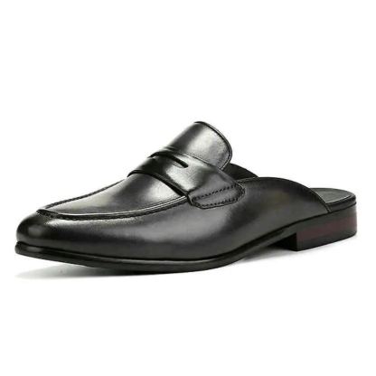 Effortless Luxury Penny Loafers Mules-Colinshoes