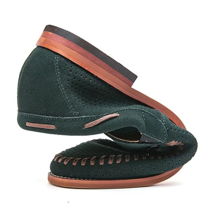 Breathable Lightweight Suede Horsebits Loafers-Colinshoes