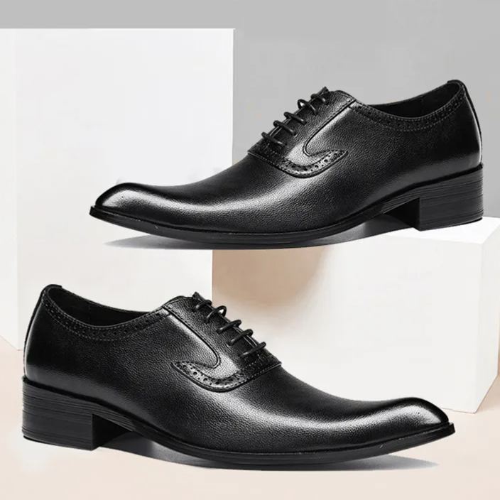 Left angled shot showing clean lines and open-lace construction-Colinshoes