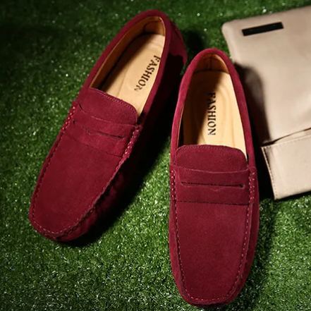 Lightweight Soft Suede All-Day Comfort Driver Loafers -Colinshoes