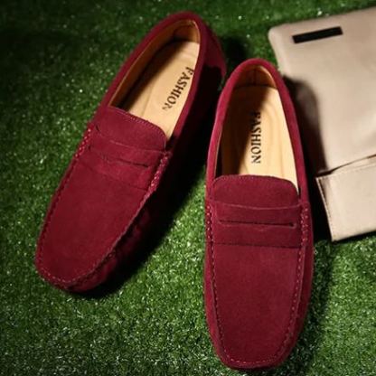 Lightweight Soft Suede All-Day Comfort Driver Loafers -Colinshoes