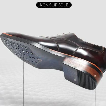 Gradient Leather Oxford Shoes Office to Evening-Colinshoes