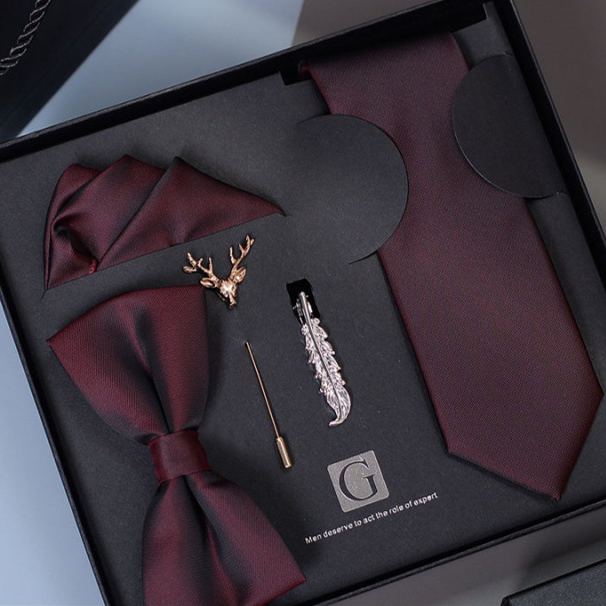 Premium 5-Piece Tie Gift Set for Men