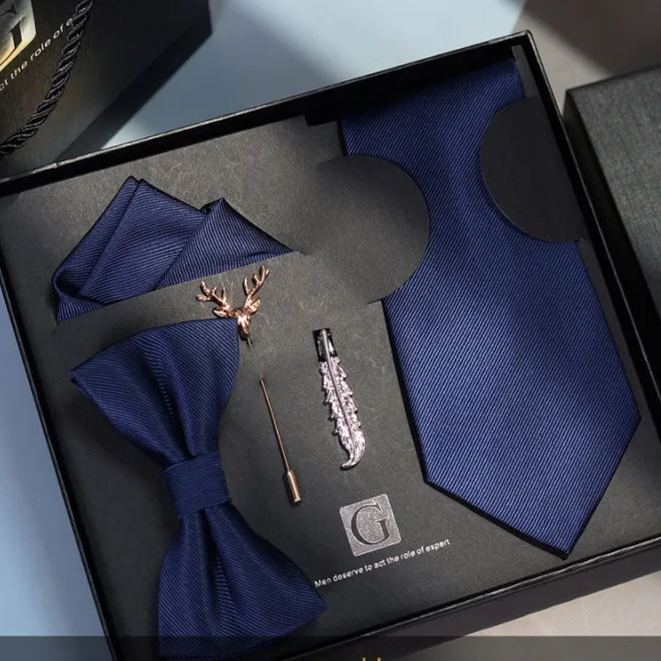 Premium 5-Piece Tie Gift Set for Men