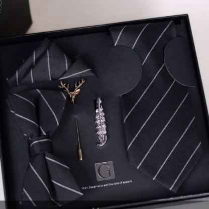 Premium 5-Piece Tie Gift Set for Men