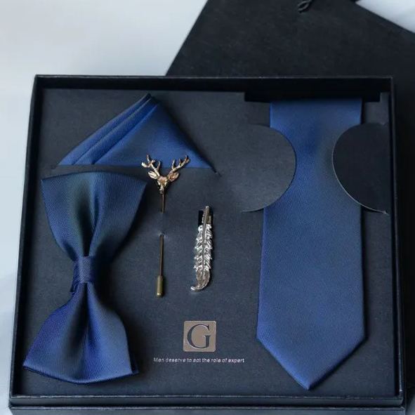 Premium 5-Piece Tie Gift Set for Men