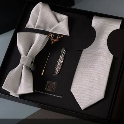 Premium 5-Piece Tie Gift Set for Men