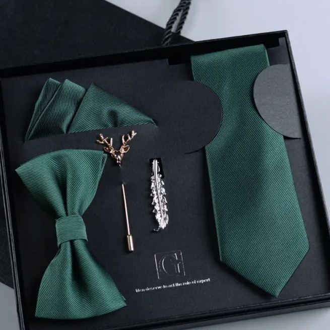 Premium 5-Piece Tie Gift Set for Men