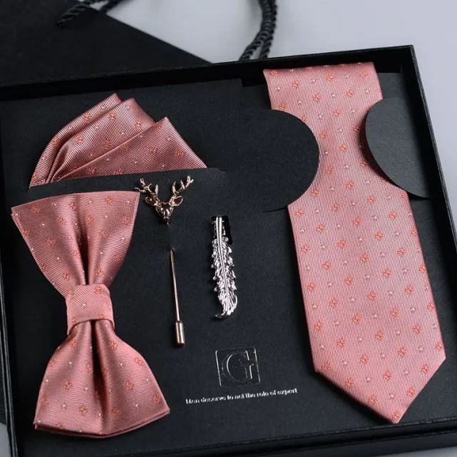 Premium 5-Piece Tie Gift Set for Men