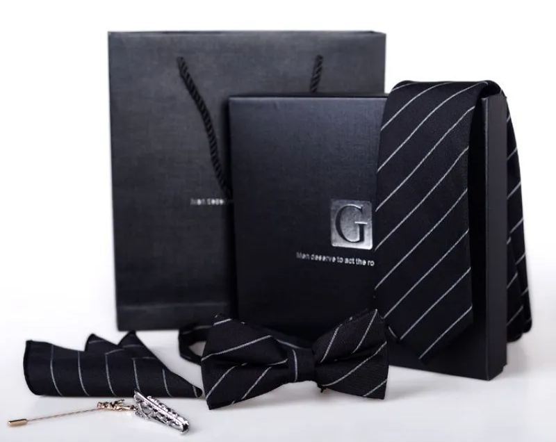 Premium 5-Piece Tie Gift Set for Men