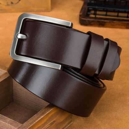 Extra Long Men’s Leather Belt – Timeless & Durable