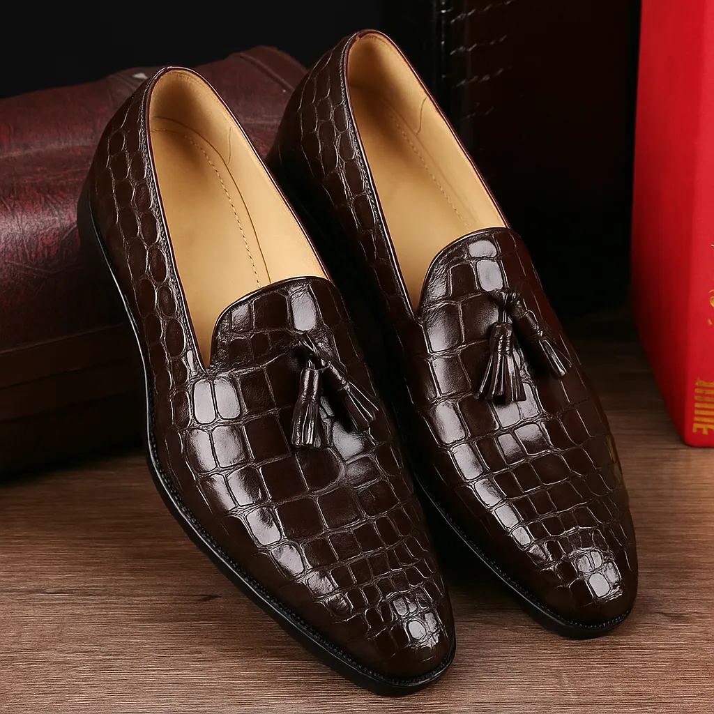 Classic Elegant Tassel Slip-On Shoes