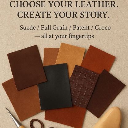 Custom Made Full Grain Leather Dress Shoes (US 6–15)