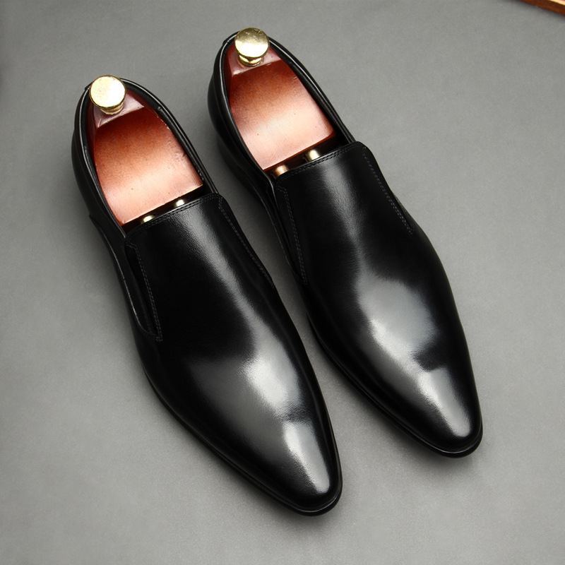 Venetian Men’s Leather Slip-On Dress Shoes