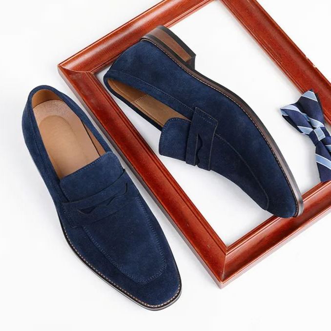 Daily Wear Men’s Suede Penny Loafers