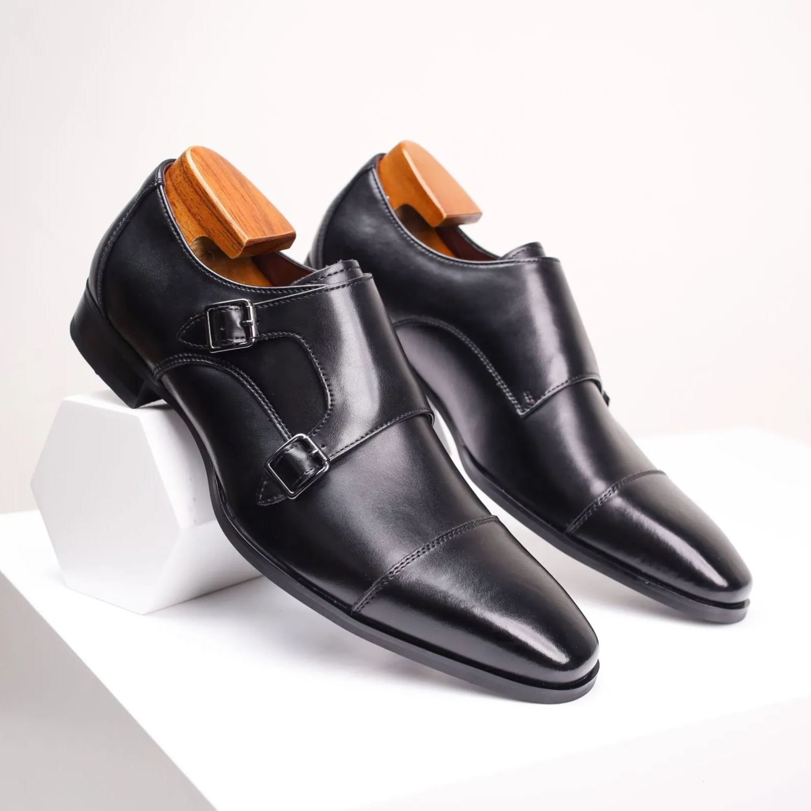 Elegant Men’s Monk Strap Dress Shoes