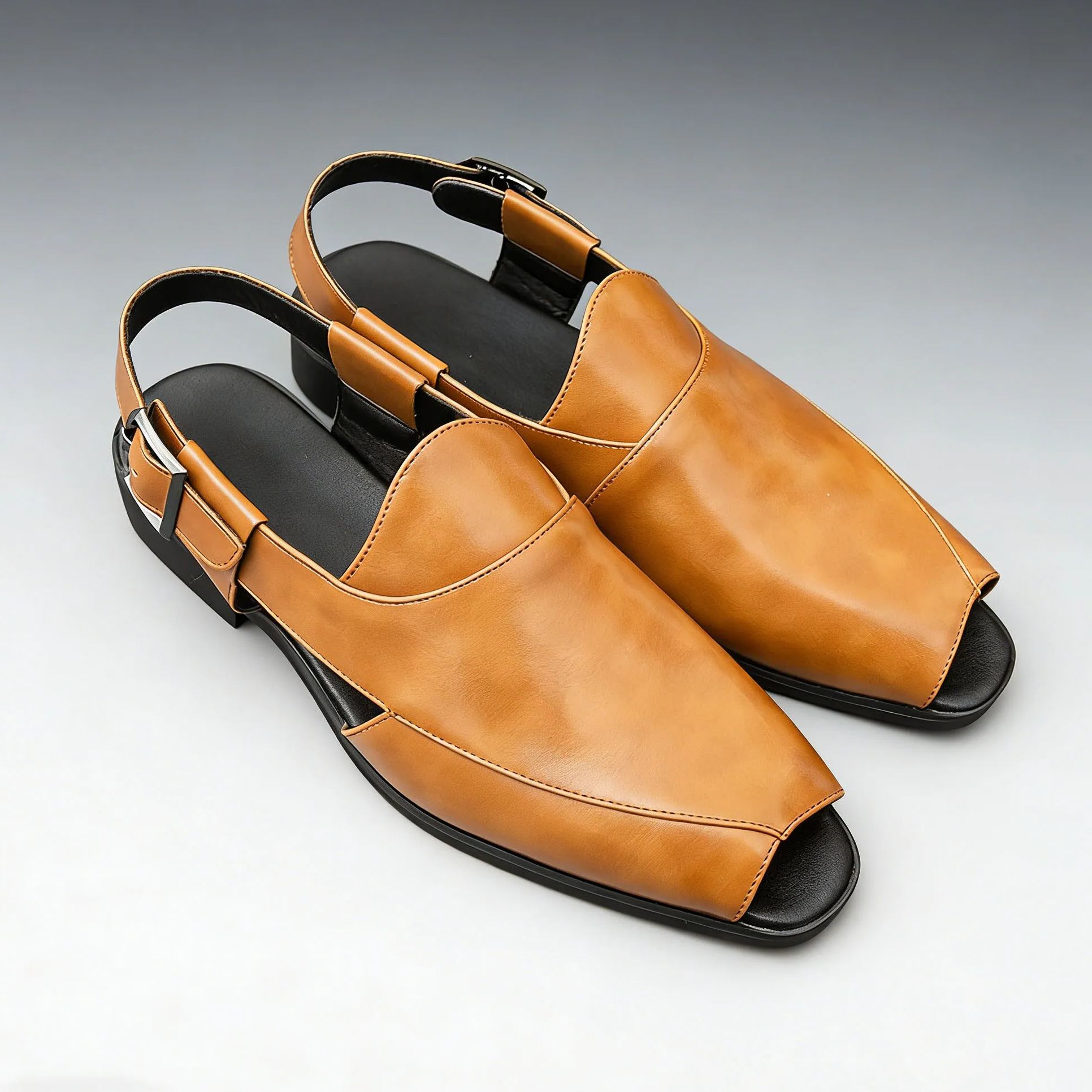 Modern Leather Fisherman Sandals for Men