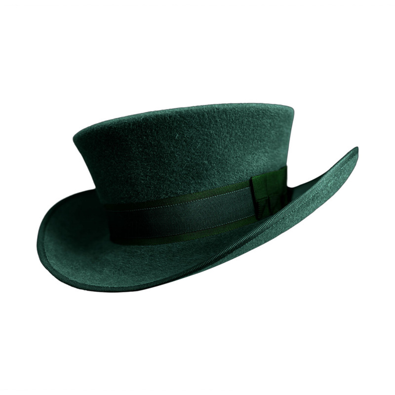 Classic Felt Top Hat for Men | Vintage Gentleman High-Crown Hat | colinshoes