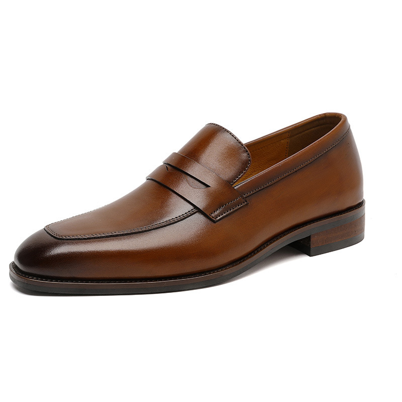 Mid Formal Men’s Leather Penny Loafers for Work & Life