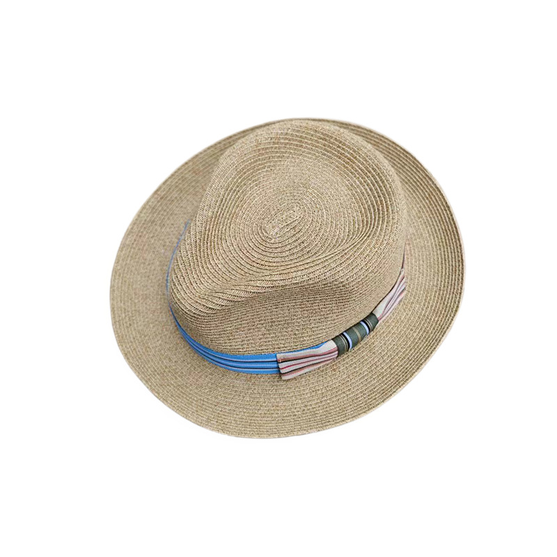 Old Money Premium Straw Fedora Hat for Gentlemen