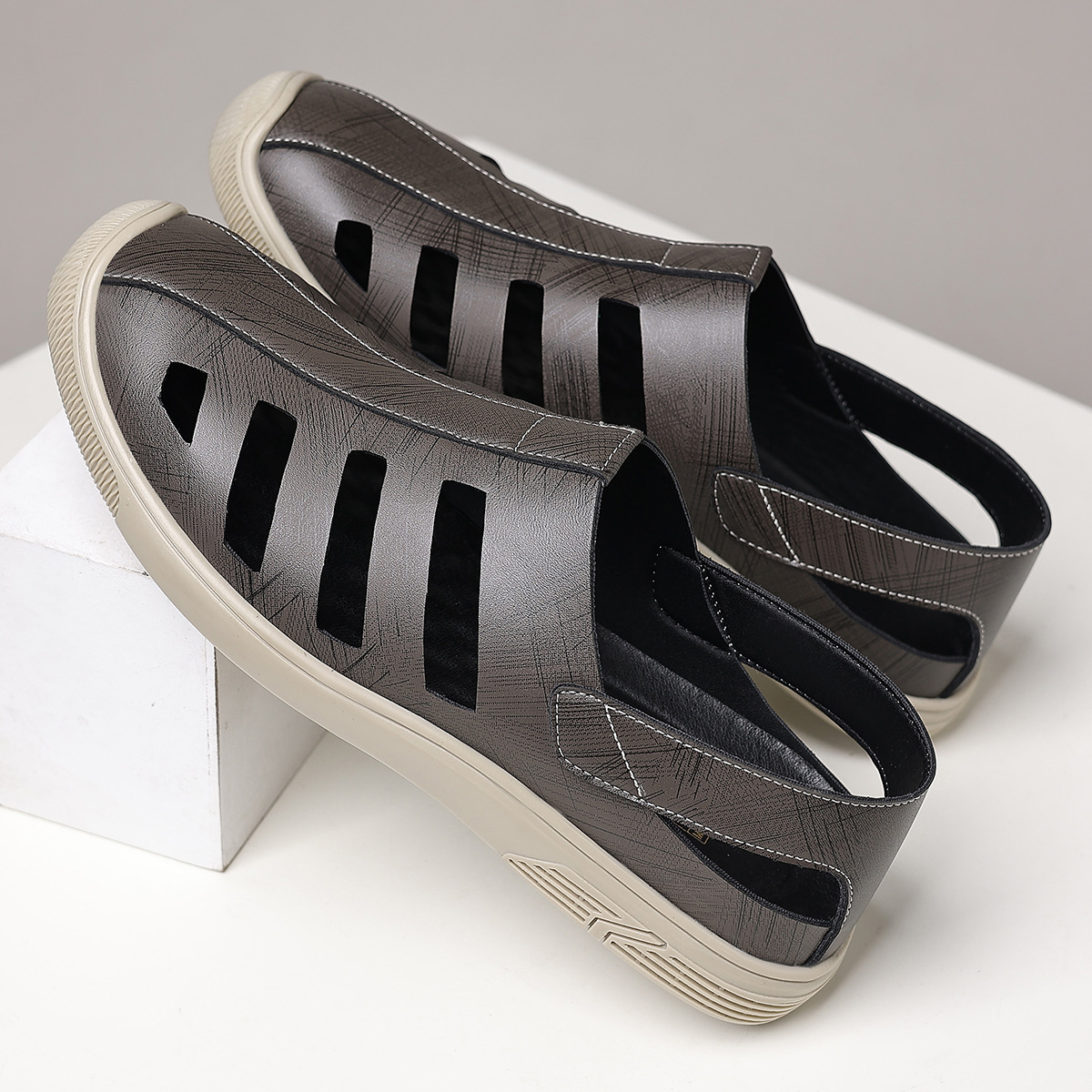 Everyday Comfort Breathable Cut-Out Casual Sandals 