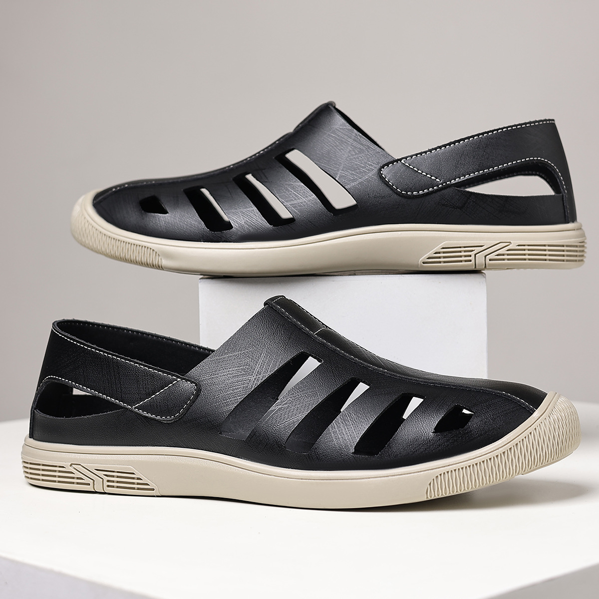 Everyday Comfort Breathable Cut-Out Casual Sandals 