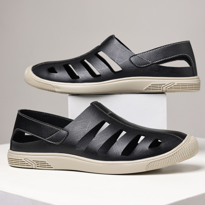 Everyday Comfort Breathable Cut-Out Casual Sandals 