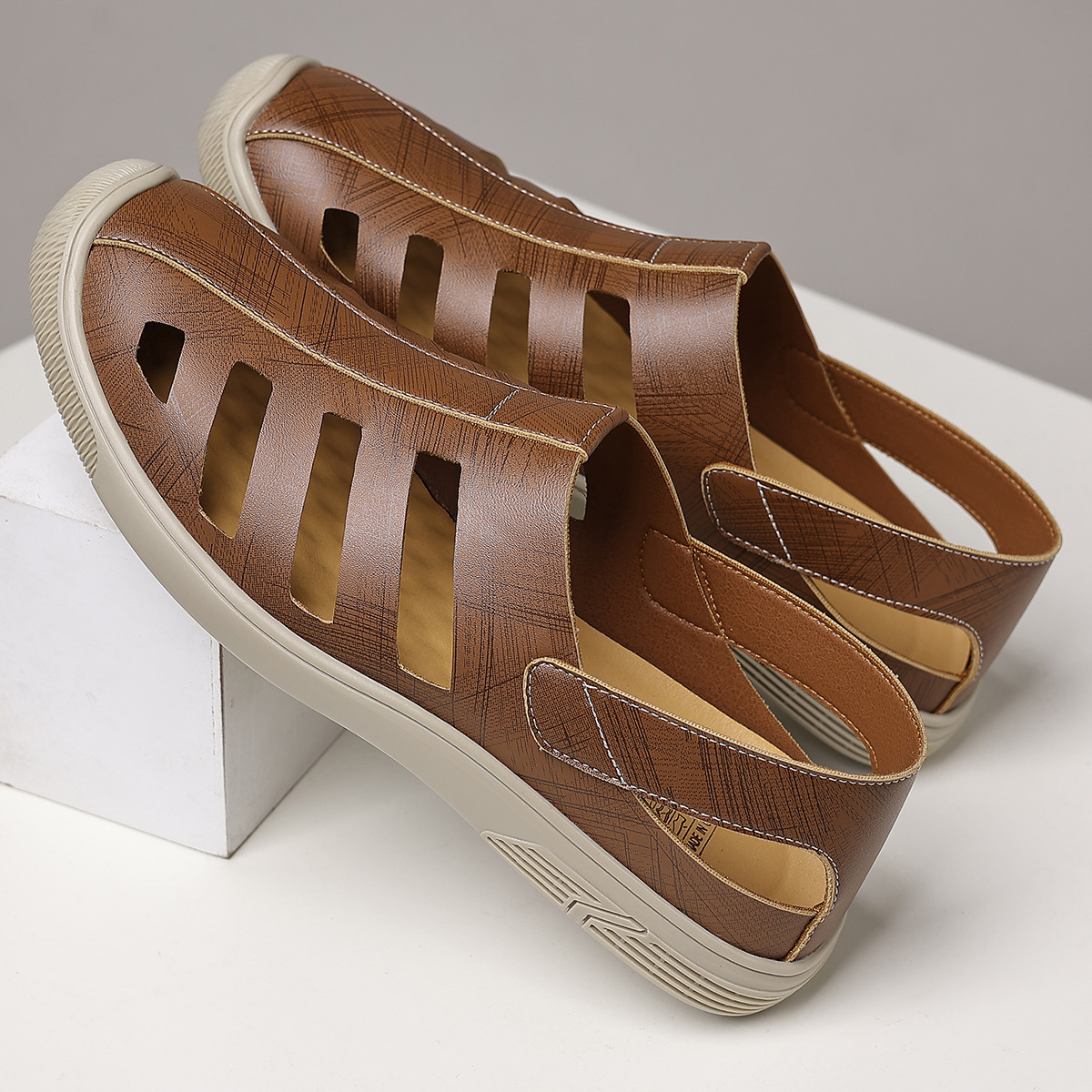 Everyday Comfort Breathable Cut-Out Casual Sandals 