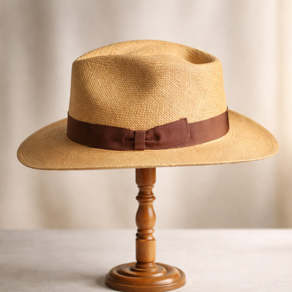 58-60cm Classic Panama Straw Hat for Men