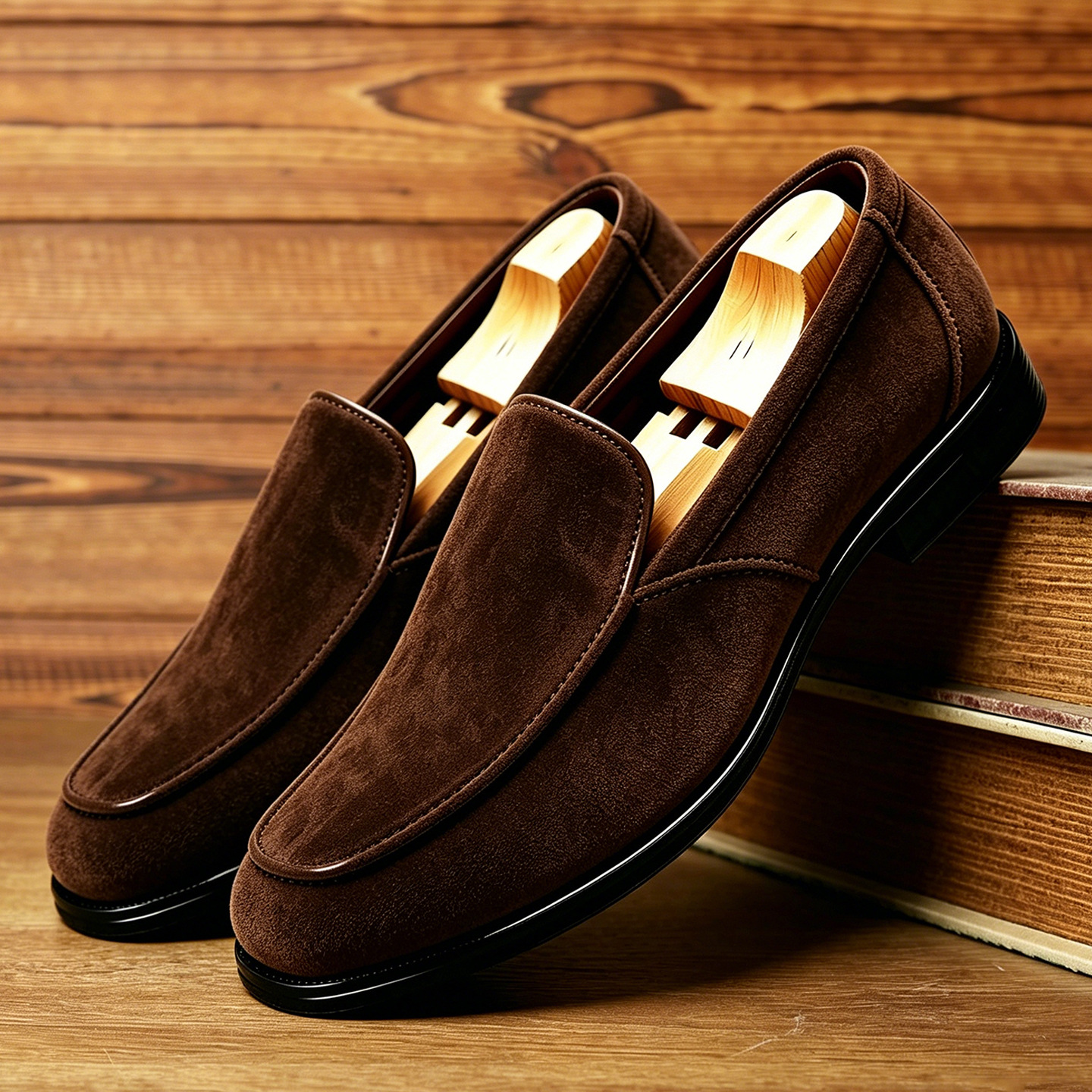 Luxury Men’s Suede Loafers | Elegant Slip-On Shoes for men --- colinshoes
