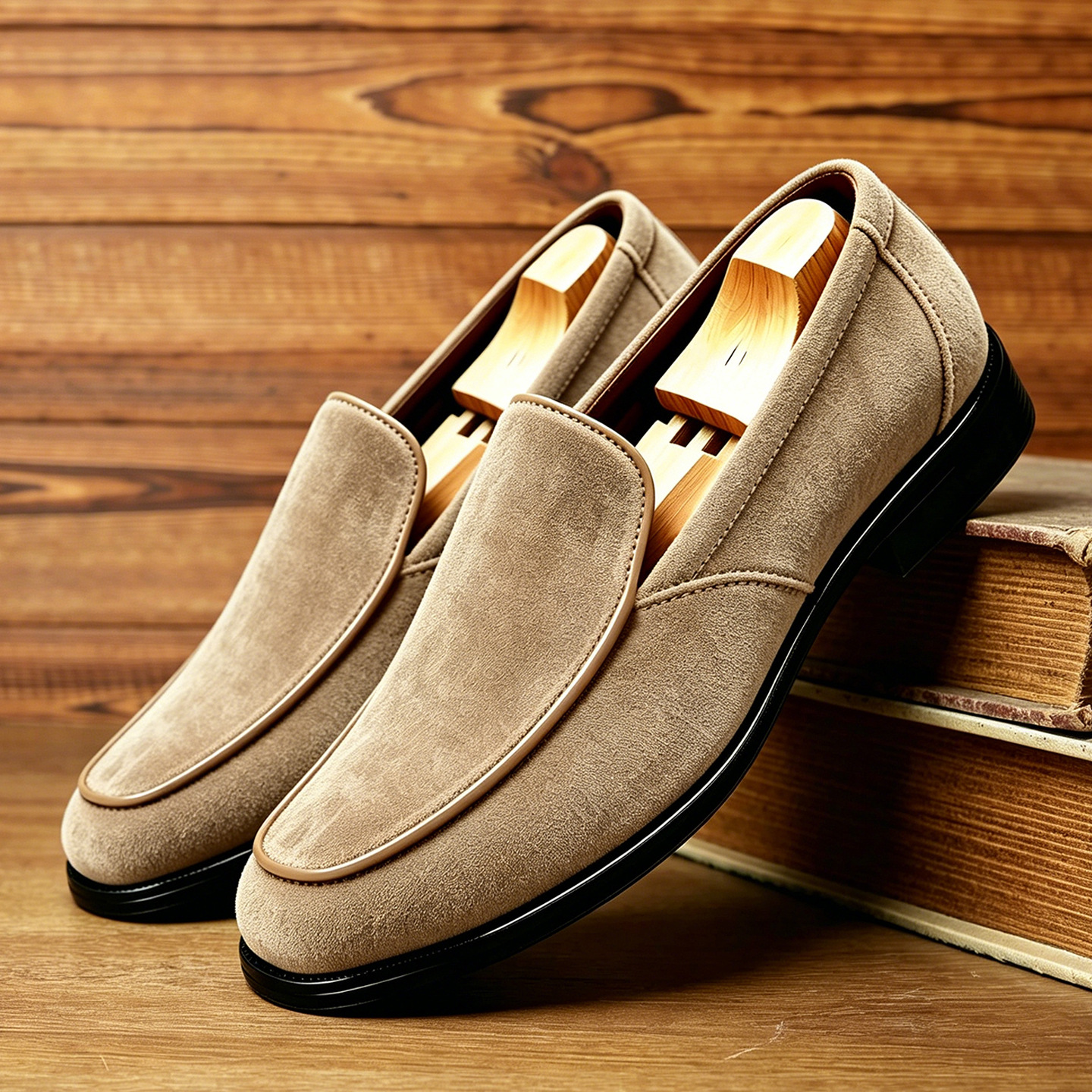 Effortless Slip-On Ease Suede Penny Loafers