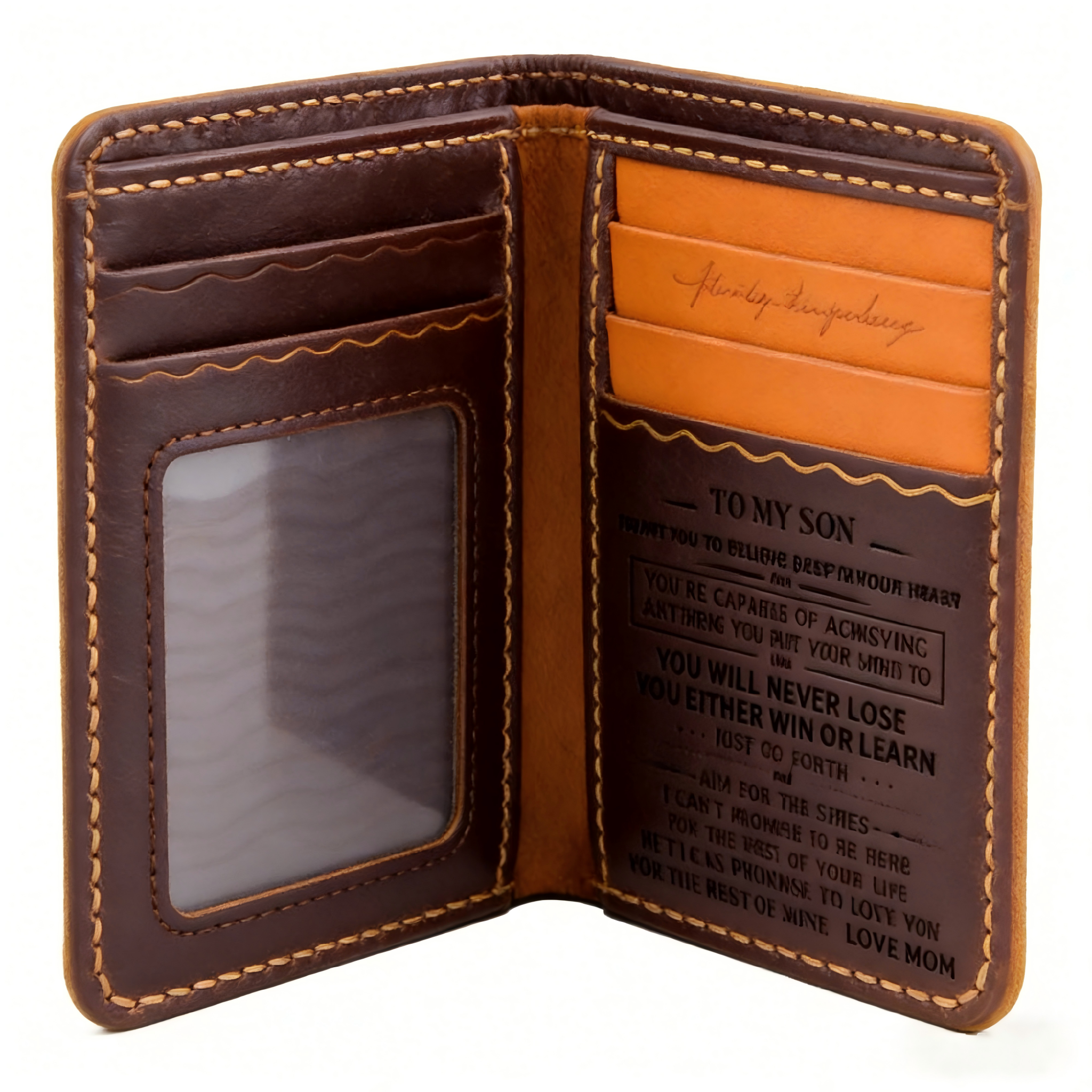 You Will Never Lose - Leather Bifold Wallet