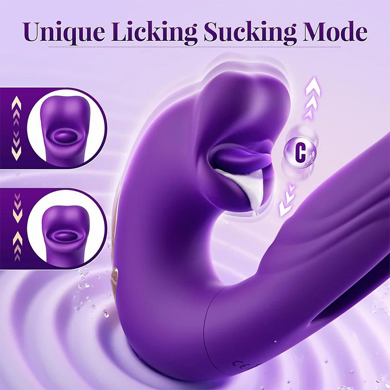 ❄️ Holiday Sale 70% OFF 💋 2025 Upgraded Luvora™ 4-in-1 Flapping & Licking Vibrator