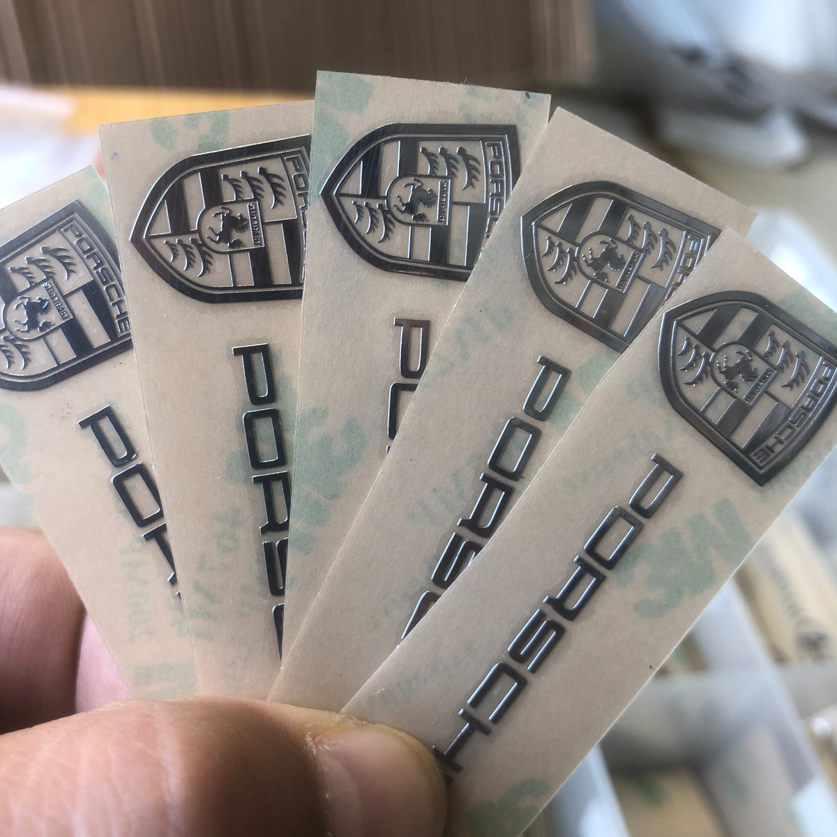 Autó fém 3D autócímke