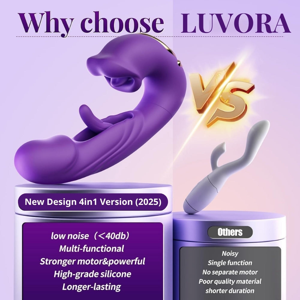 ❄️ Holiday Sale 70% OFF 💋 2025 Upgraded Luvora™ 4-in-1 Flapping & Licking Vibrator
