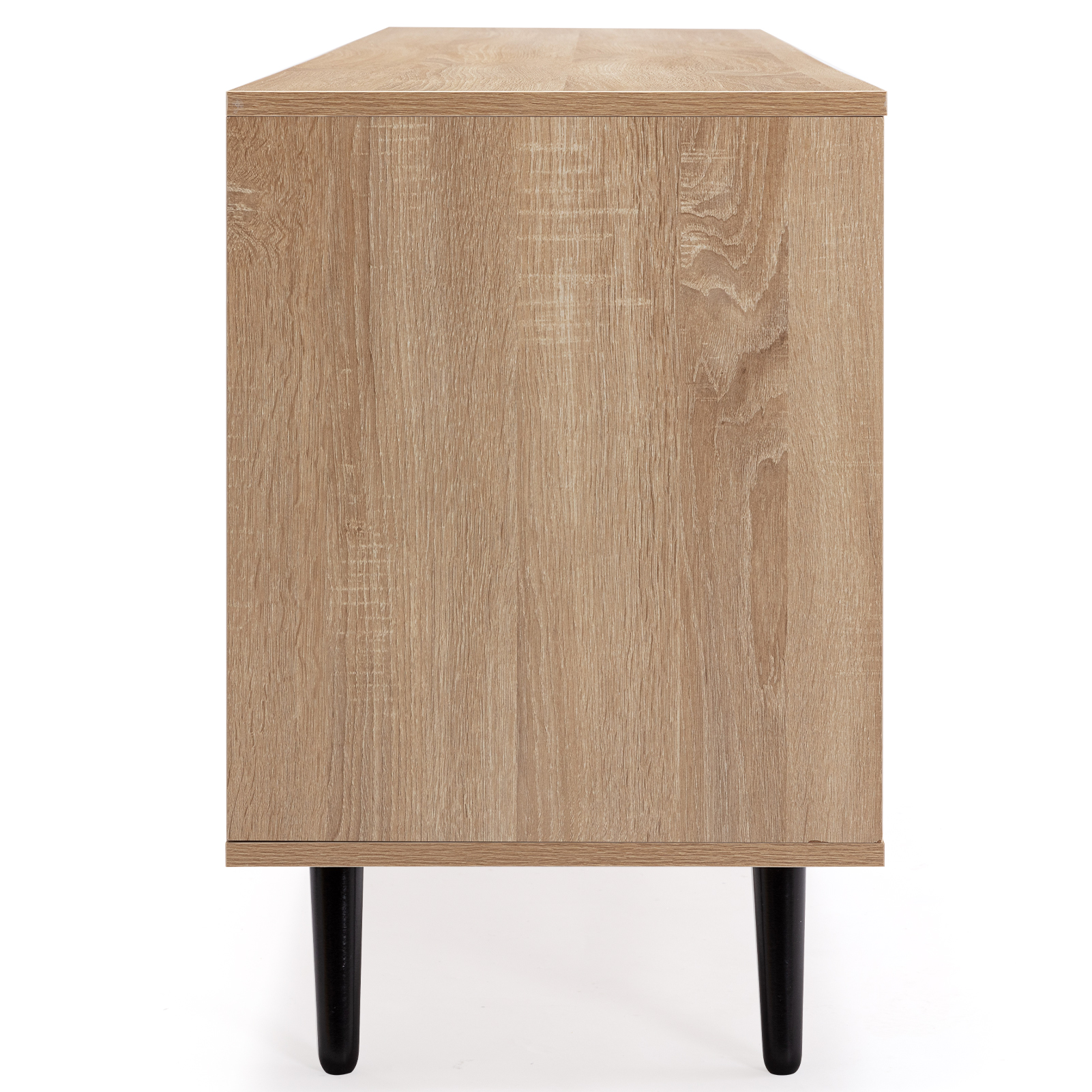 ChVans 70 Inch Mid Century Modern TV Stand for TVs up to 75 inches, Wood TV Stand with Storage, Entertainment Center for Living Room Bedroom, TV Media Console