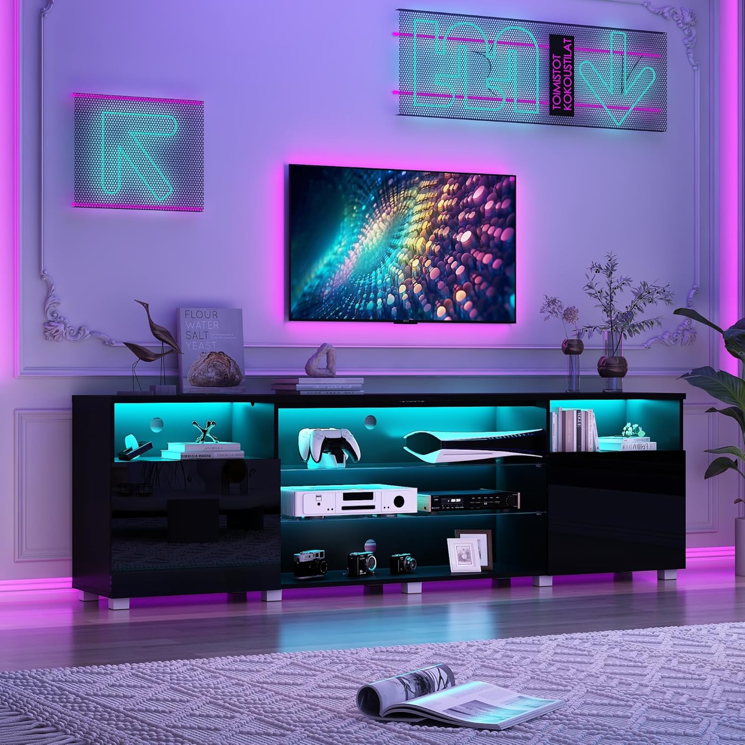 https://www.walmart.com/ip/ChVans-Large-LED-TV-Stand-for-80-85-90-inch-TV-High-Glass-Modern-Entertainment-Center-with-LED-Lights-and-Glossy-Cabinets/11679205713