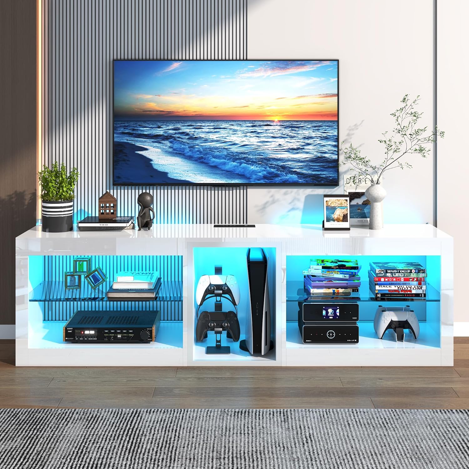 Led deals media console